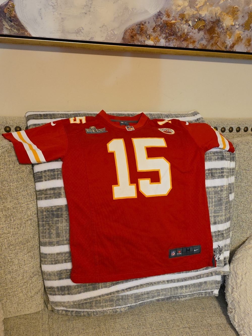 Nike Kids Red Kansas City #15 Football Jersey